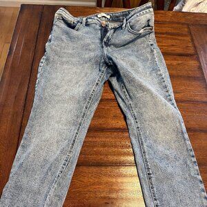 Lauren Conrad distrssed Skinny Ankle jeans sz 12